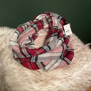 BRAND NEW LOFT Plaid Scarf w/ Sparkle